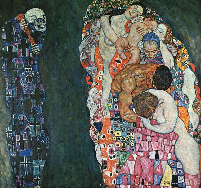 Gustav Klimt Death and Life oil painting image